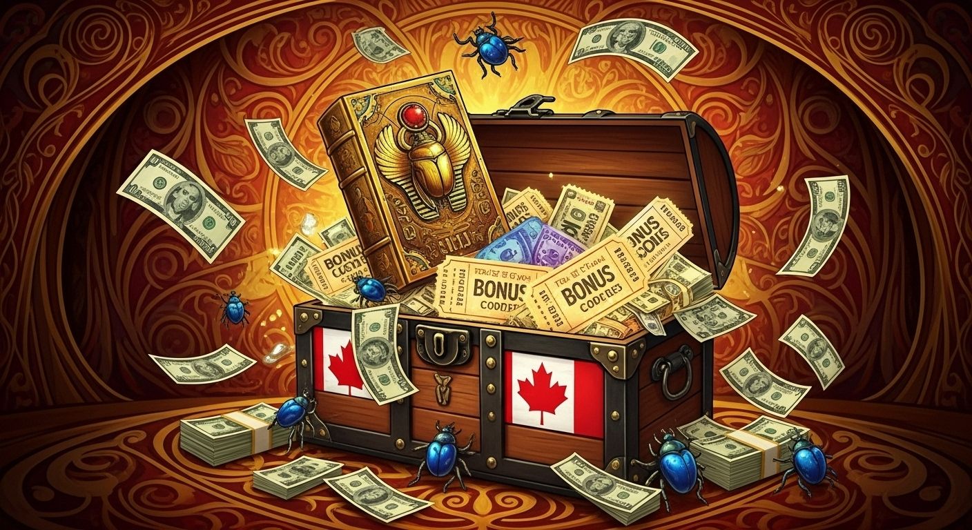 Treasure chest of promo codes and bonus rewards